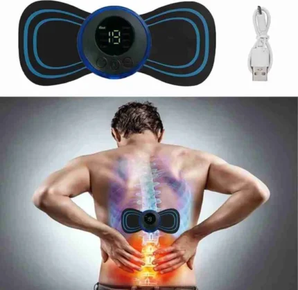 EMS Mini Electric Neck Back Body Massager Cervical Electric Neck Back Massager Muscle Therapy Pressure Pain