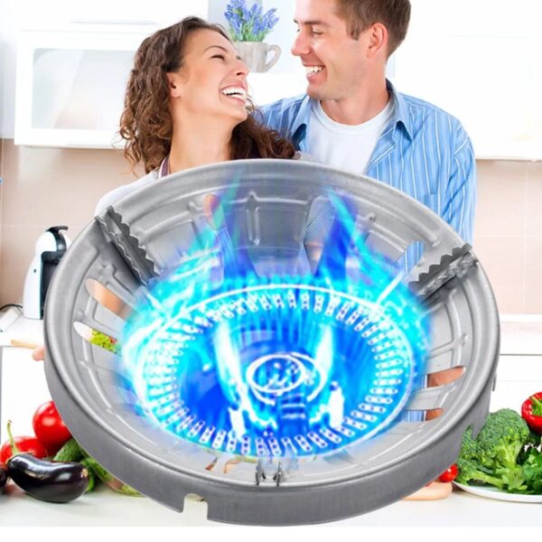 Gas stove Cover Gas Saving Cover Silver