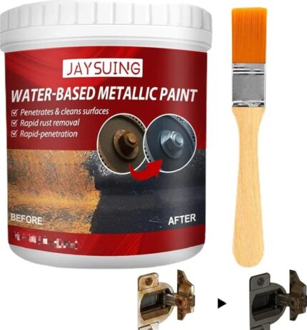 Water Based Metal Rust Remover Metallic Paint Rust Conversion Agent Rust Converter With Brush